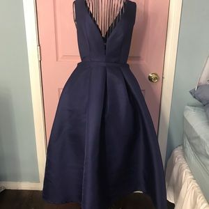 Navy dress with pockets